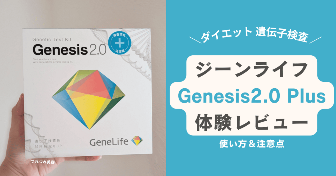新 [GeneLife Genesis2.0 Plus] ジーンライフ 約360項目の総合遺伝子 