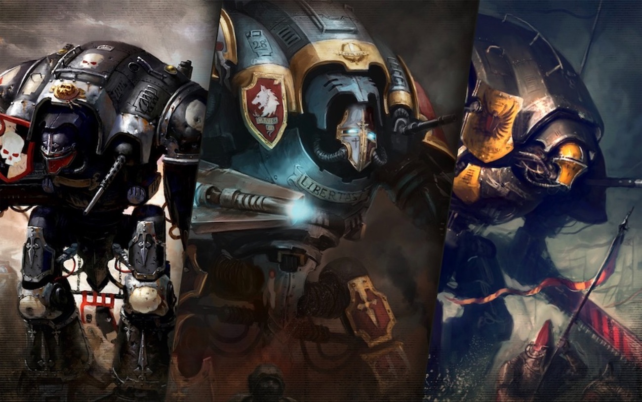 40k】インペリアルナイトアート色々 - たるいのウォーハンマーブログ