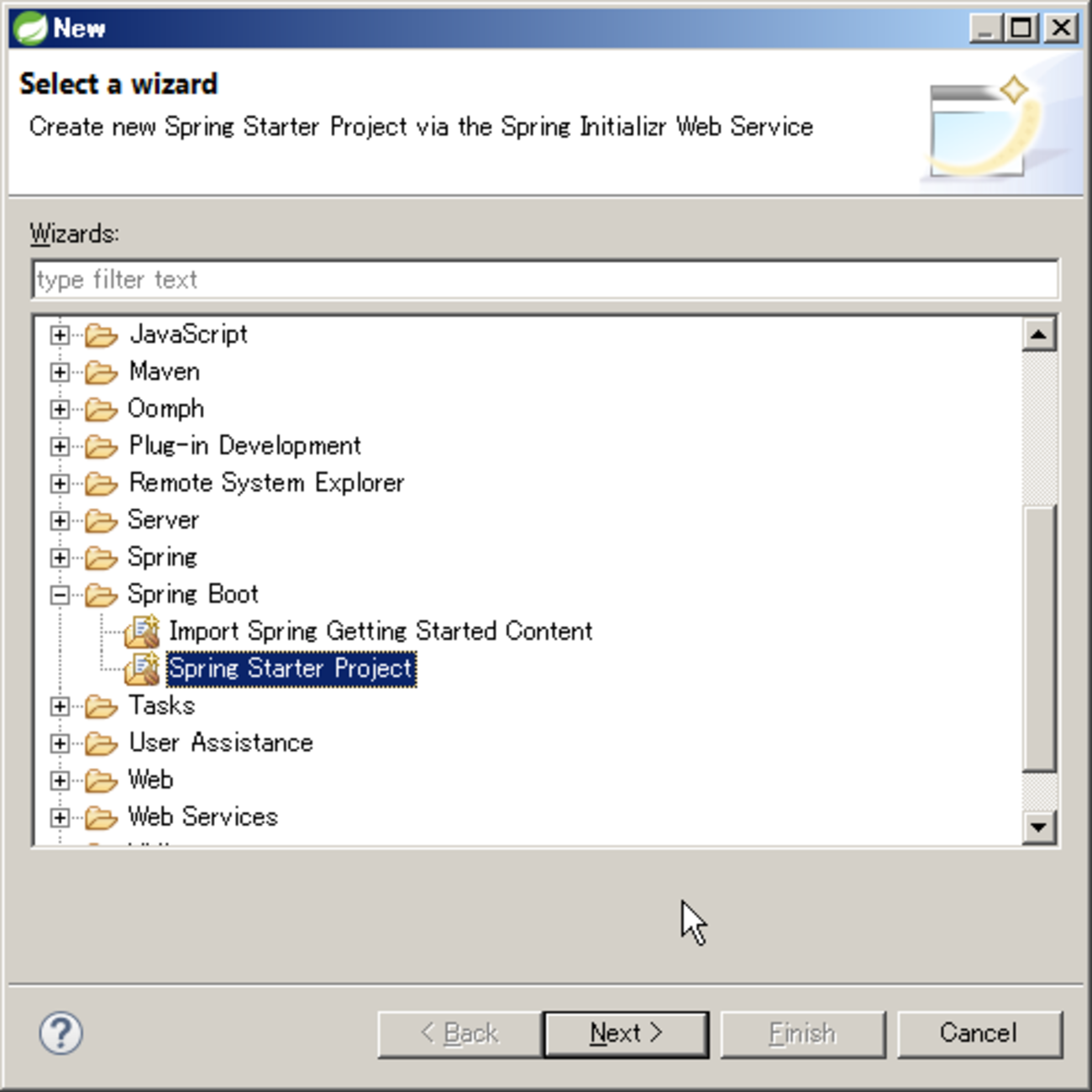 Eclipse + Spring boot で簡単な WEB アプリの作成 - 山崎屋の技術メモ