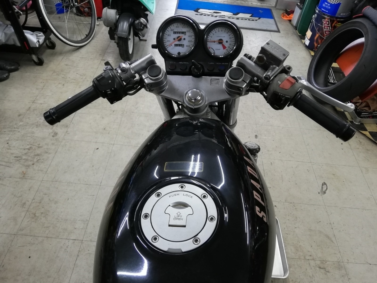 VT250スパーダ (ハンドル交換) - moto shop TG