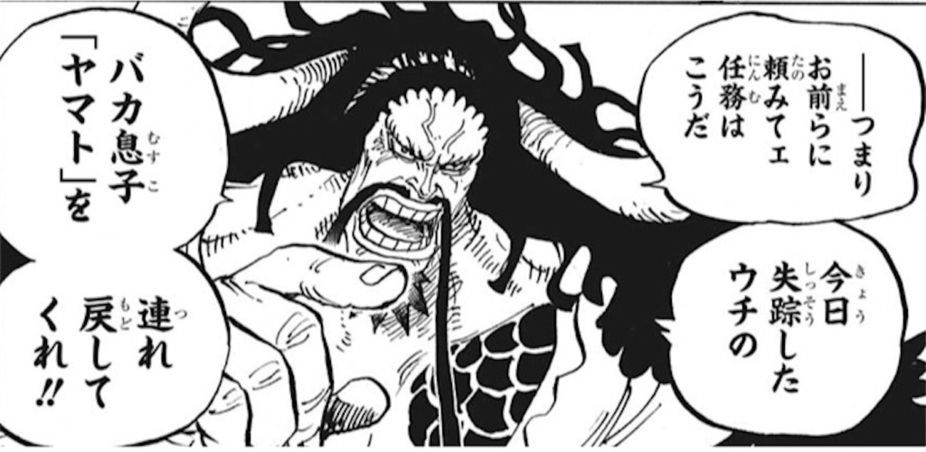 ワンピース】979話、カイドウの息子はヤマト！？ その実力とは 