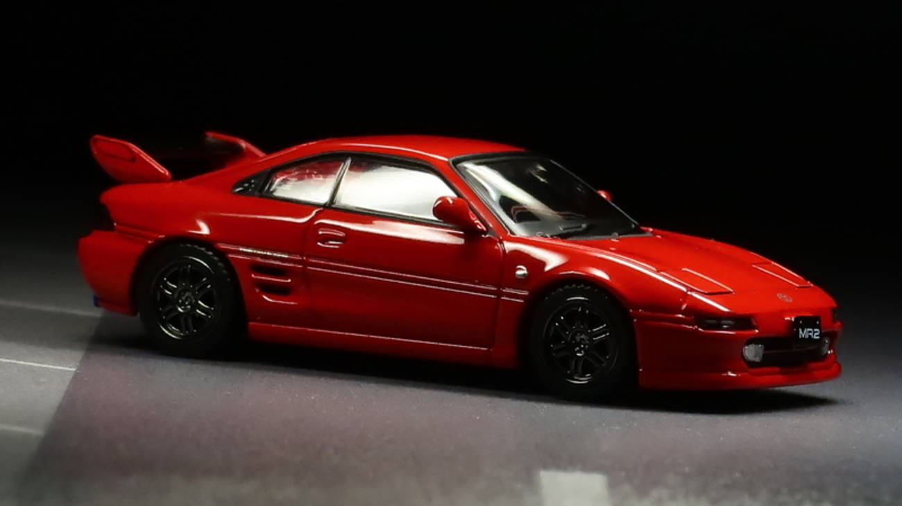 ミニカーレビュー】 INNO Models 1/64 - Toyota MR2 (SW20/Red) - と 