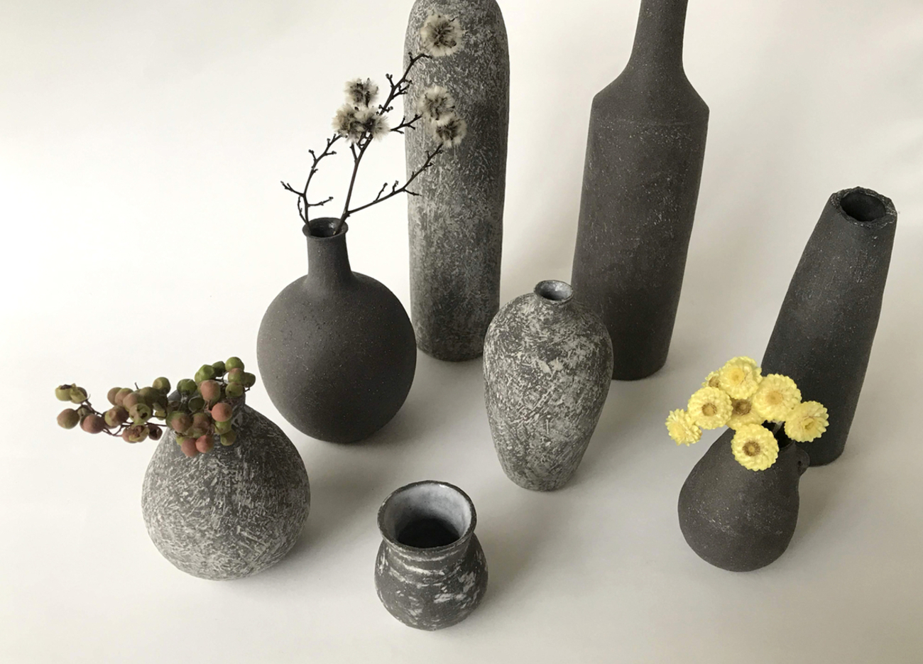 新品 陶芸作家さんの花器 715d56117b060c087e94943a1a4a02