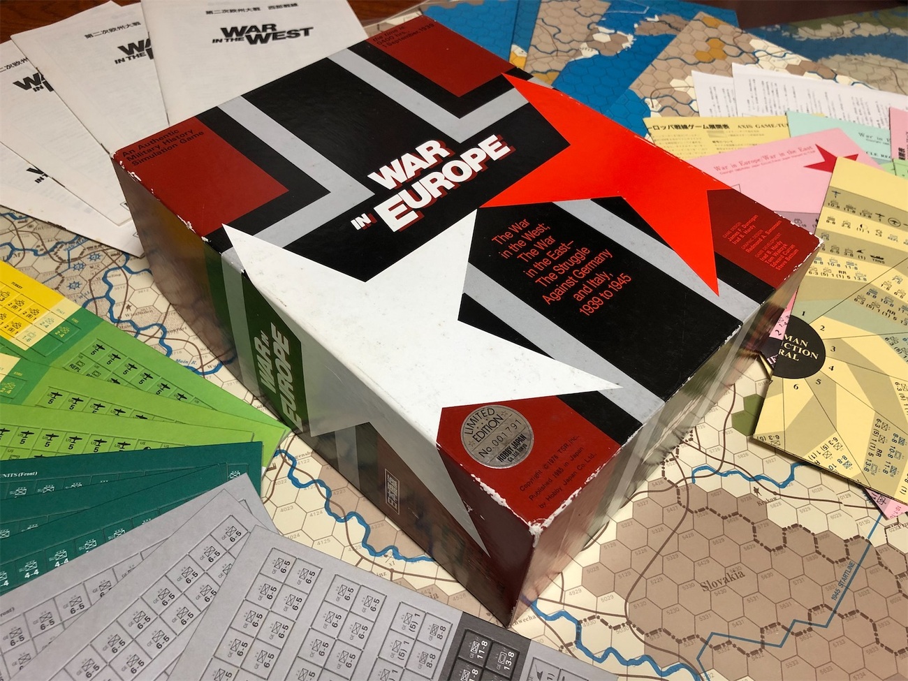 SPI/HJ「第二次欧州大戦 War in Europe」 - Wargaming Esoterica