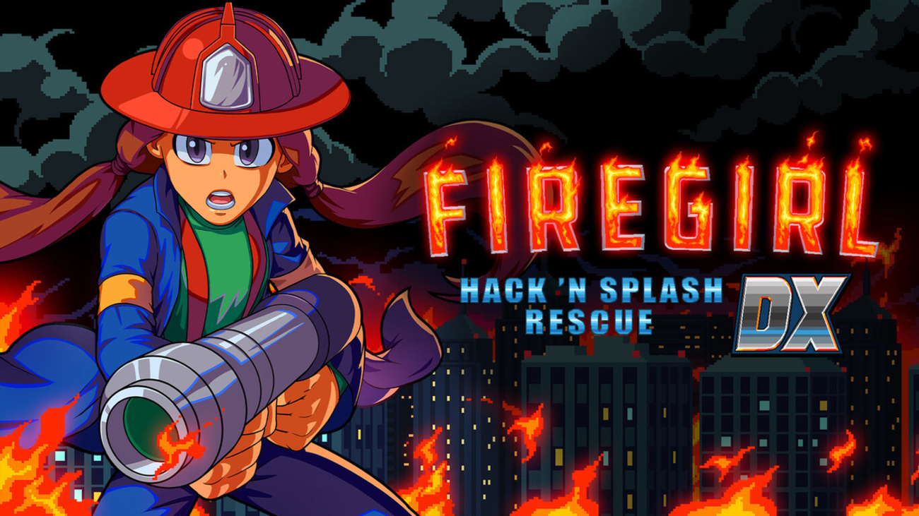 不完全燃焼の2.5D消防士ゲーム！『Firegirl: Hack 'n Splash Rescue DX