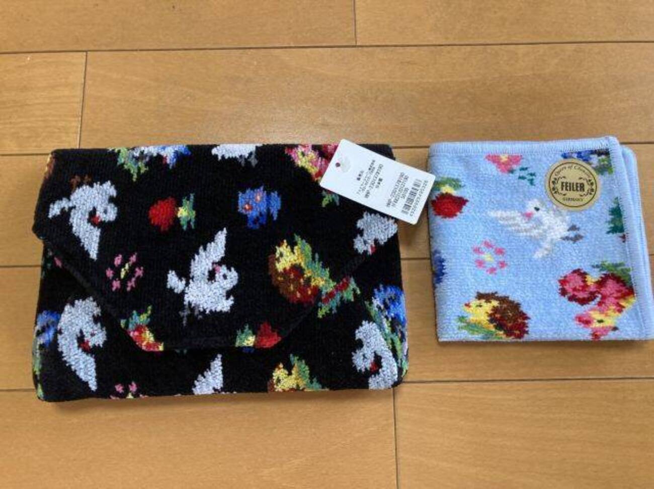 鳩居堂×フェイラーの数寄屋袋とハンカチを買いました！ - 京都てっぱん日記