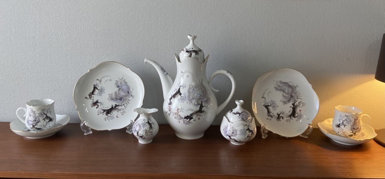 Yahoo!オークション ⑤マイセン (Meissen) アーモンドの木 平皿 