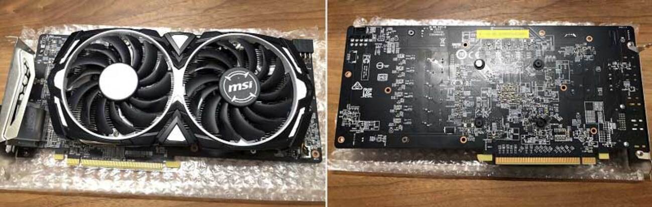 MSI製の「Radeon RX580 MINER 8G」という仮想通貨マイニング用の 