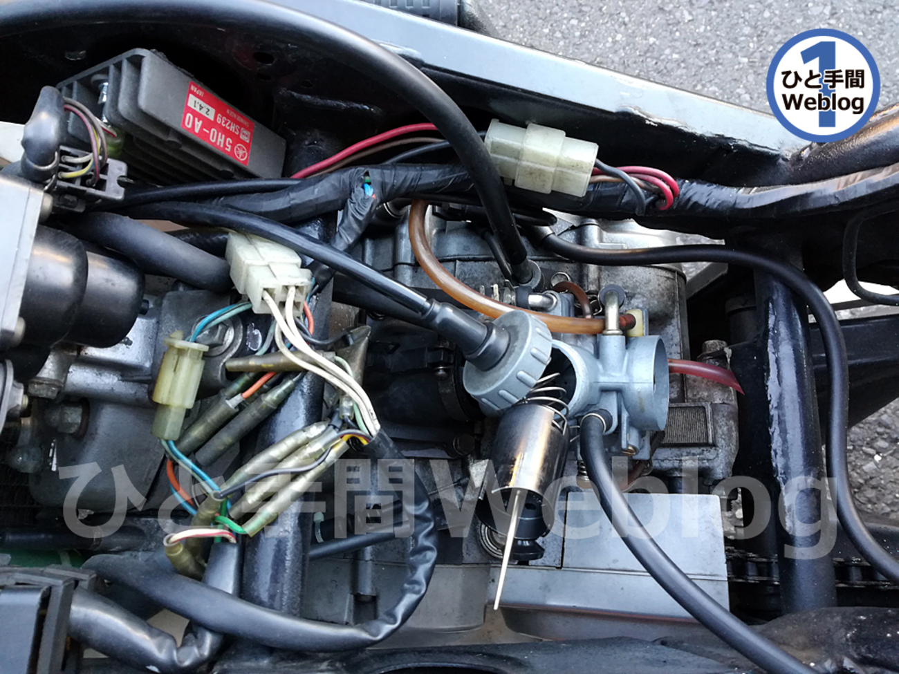 3TY型TZR125に搭載された2RMエンジンに見切りを付け、中古2RMエンジン 3TY型TZR125に搭載された2RMエンジンに見切りを付け、中古2RMエンジン