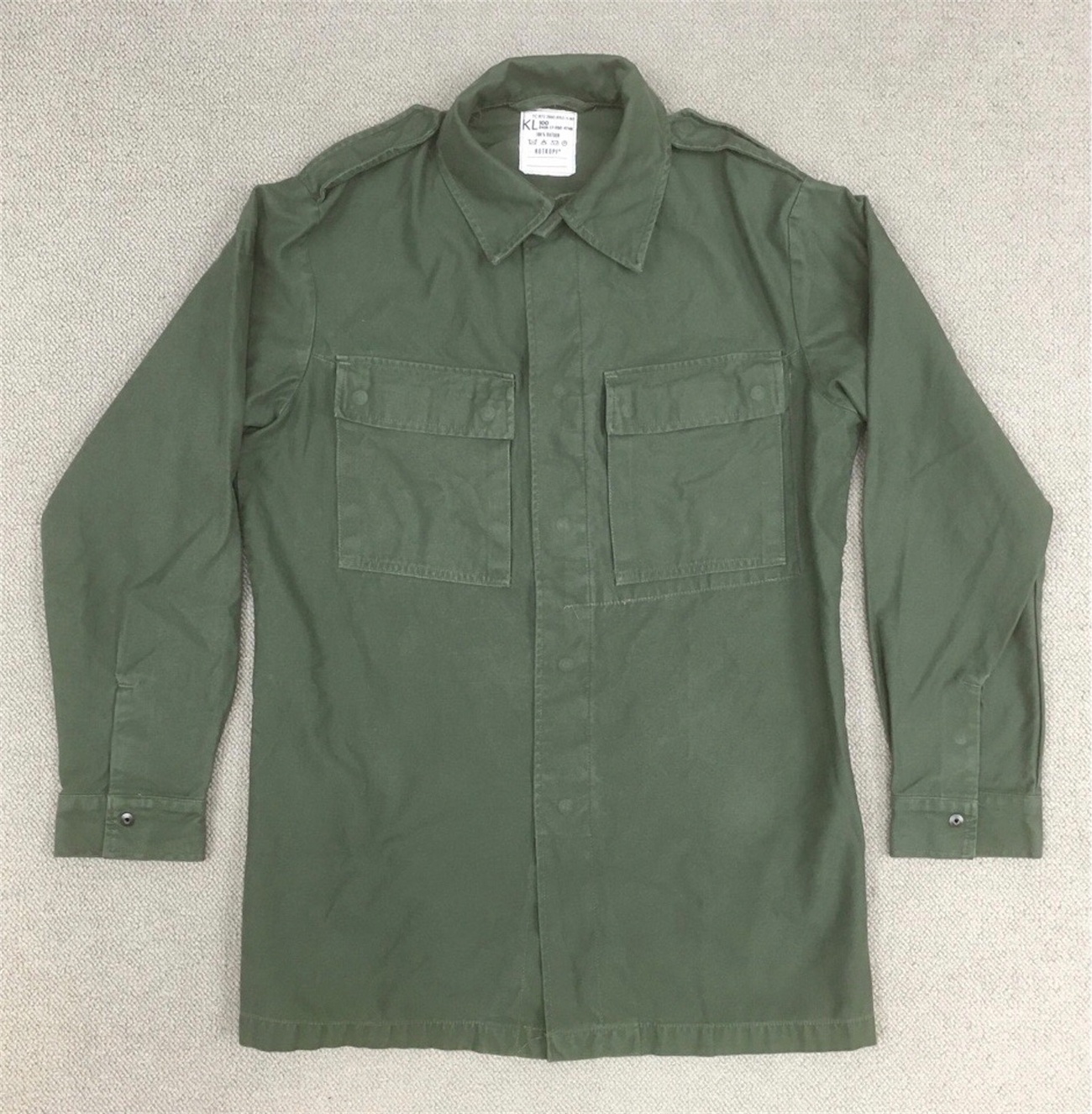 隠れた名品！【オランダの軍服】陸軍ユーティリティージャケット 