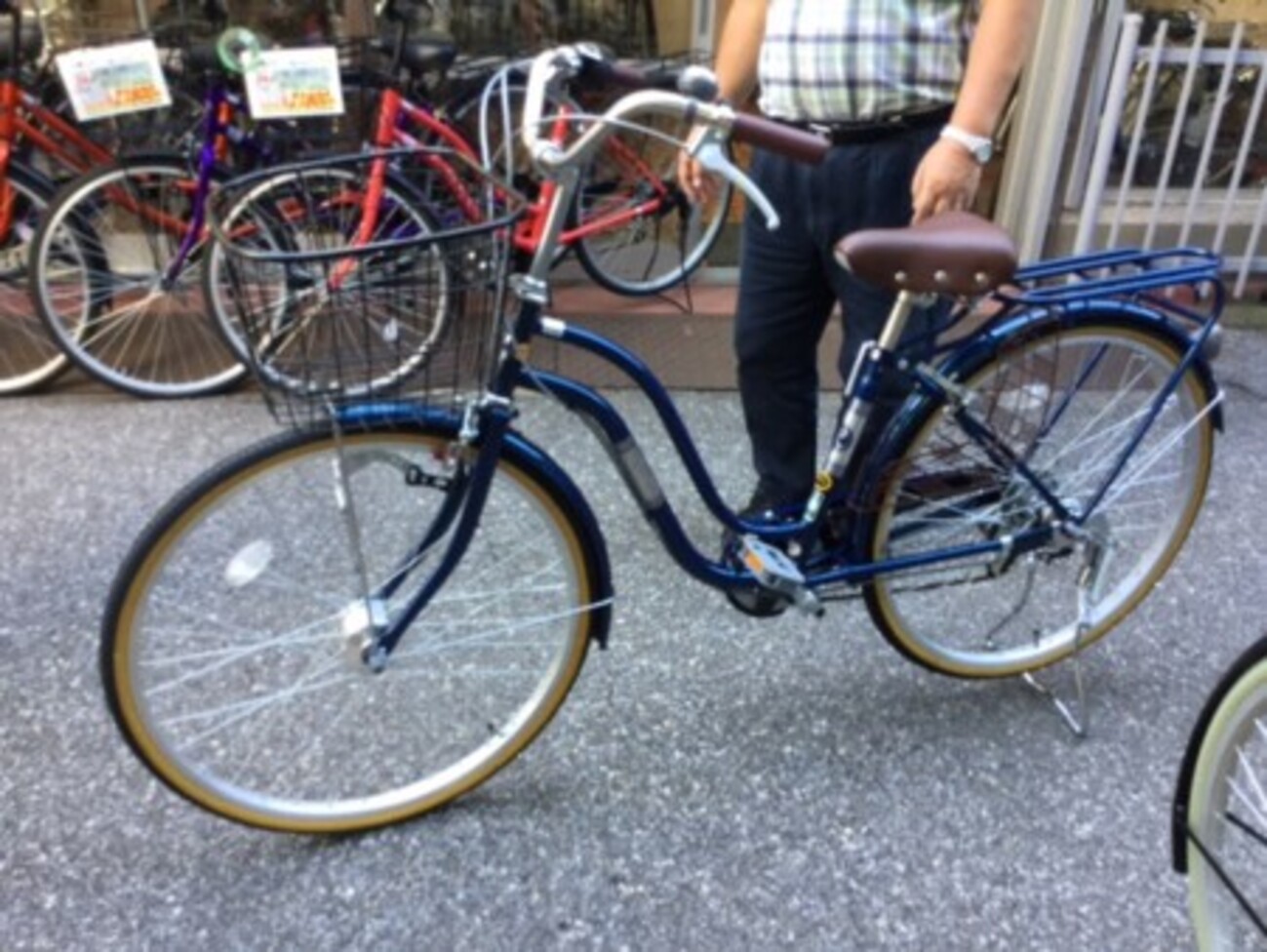 かみさんの自転車 サカモトテクノのパープルタウン - a_sue