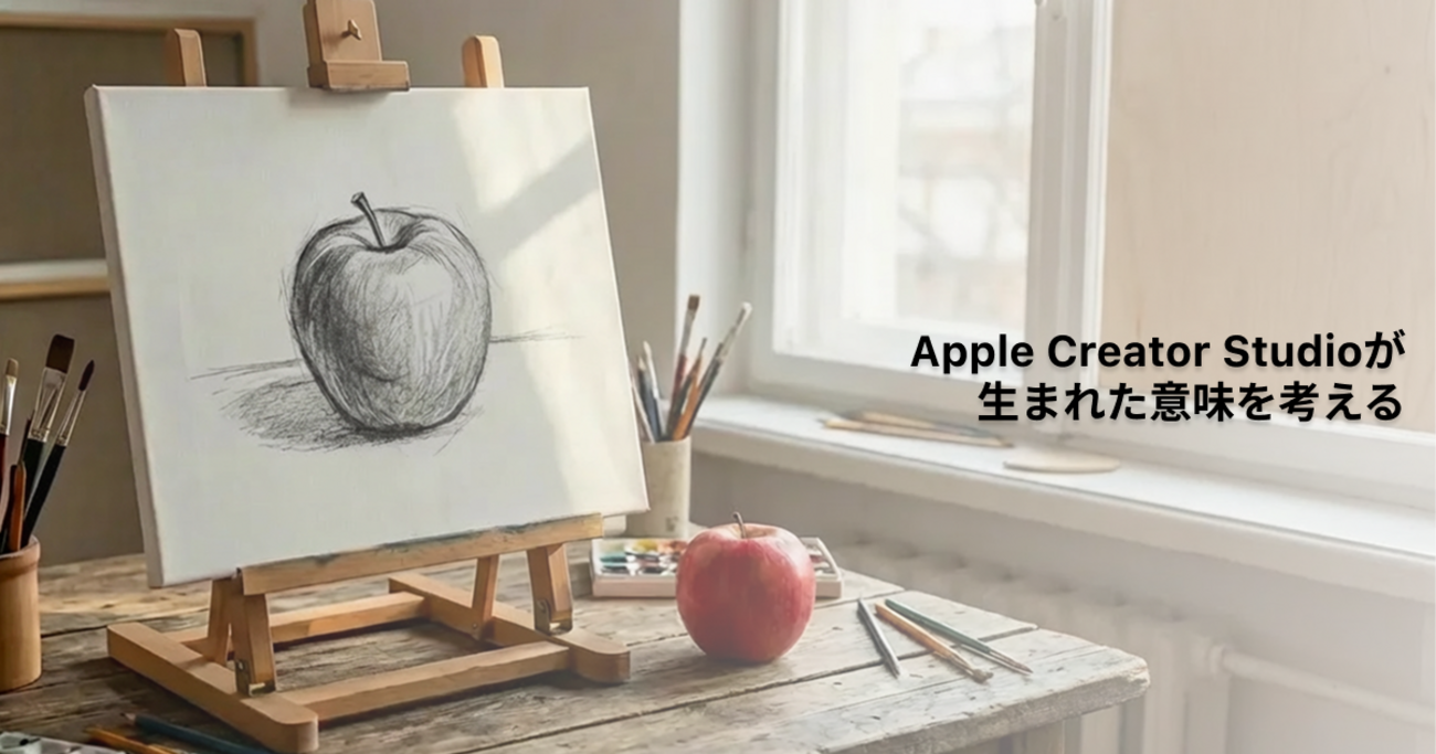 Apple Creator Studioが生まれた意味を考える