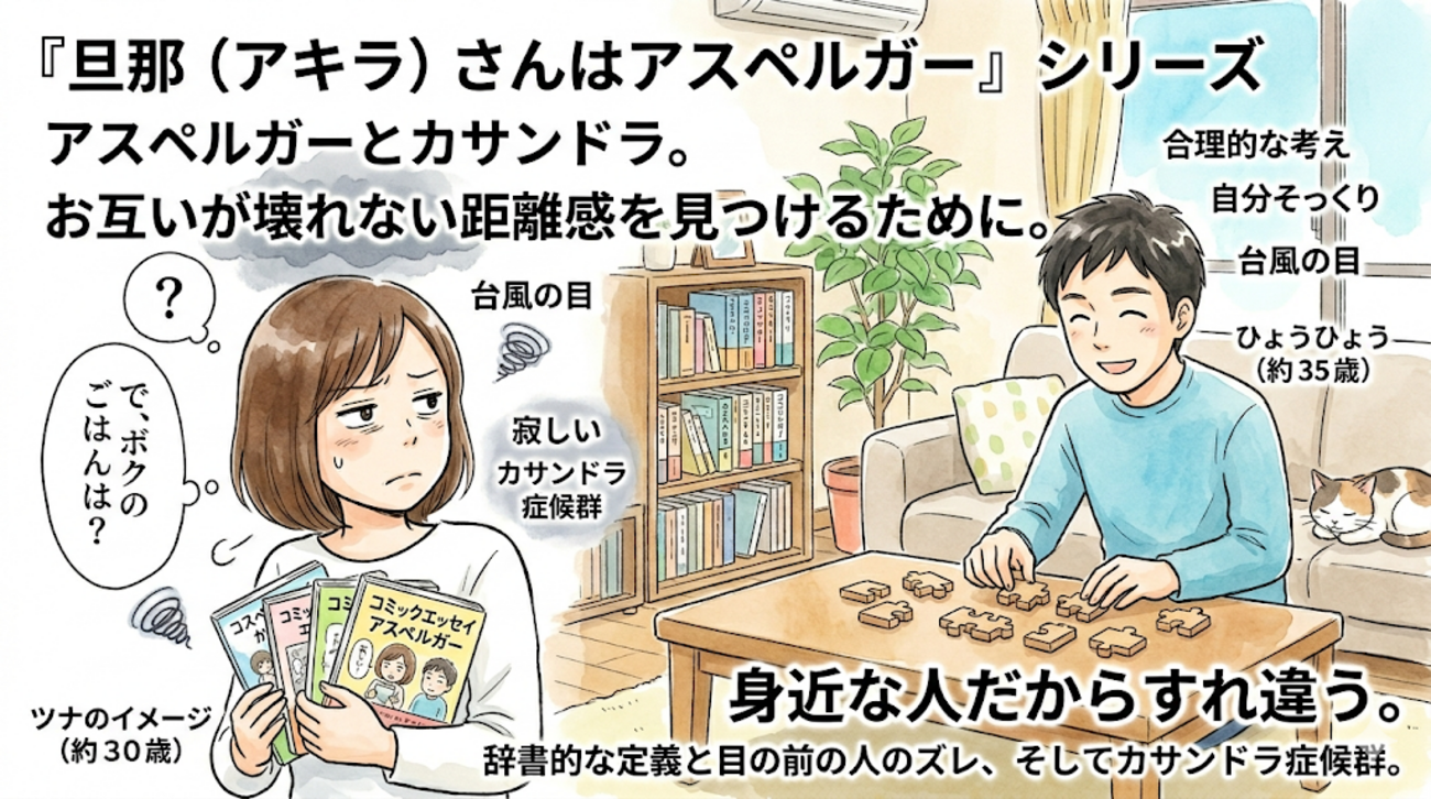 夫がアスペルガー？『旦那さんはアスペルガー』とカサンドラ症候群 
