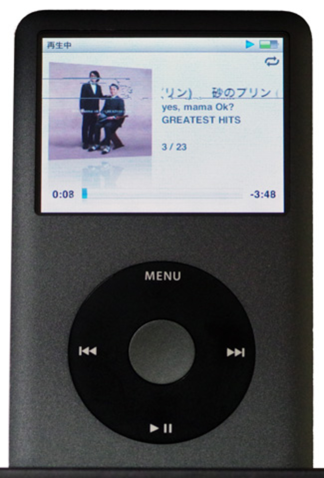 【動作・初期化済】iPod classic 160GB 黒 液晶に線あり stone-gold_123