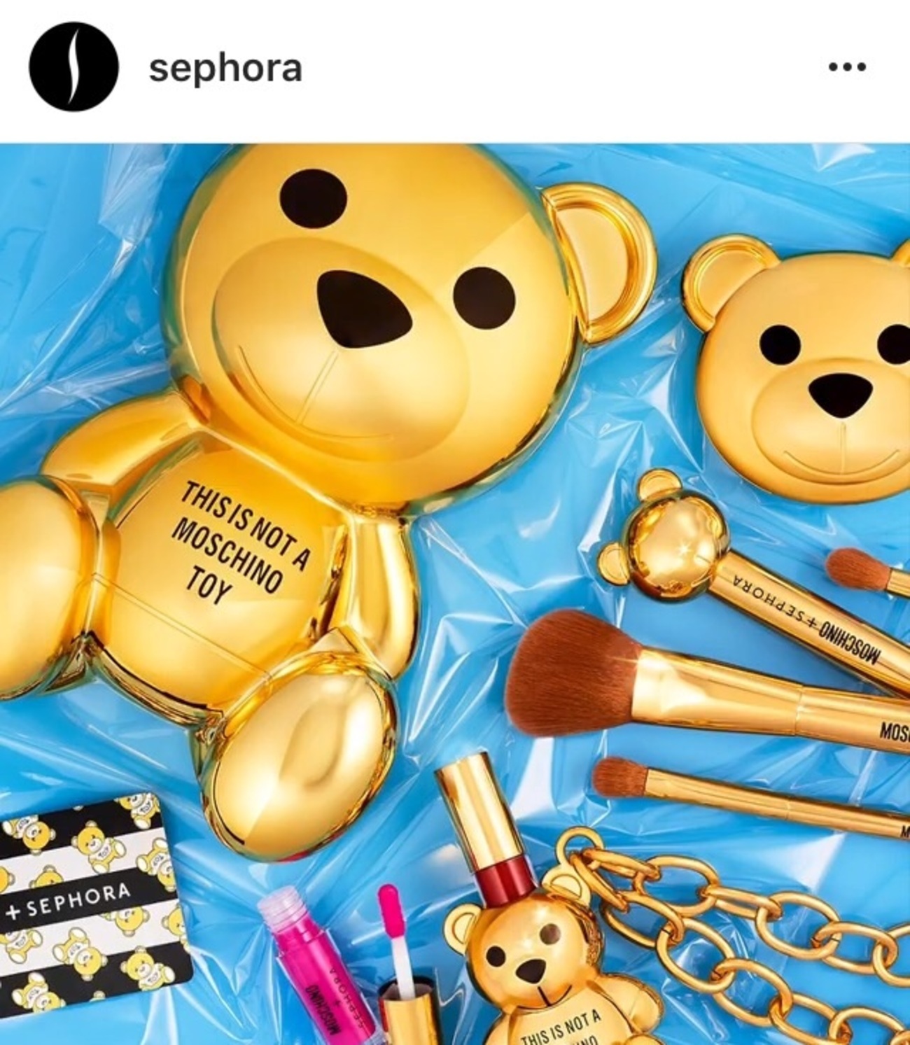 モスキーノxセフォラ☆人気過ぎて再入荷 限定&日本未入荷 ベアブラシ5 