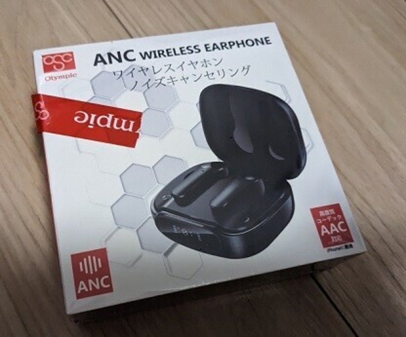 Olympicで売ってた1980円のANC WIRELESS EARPHONE - naoya2kの日記
