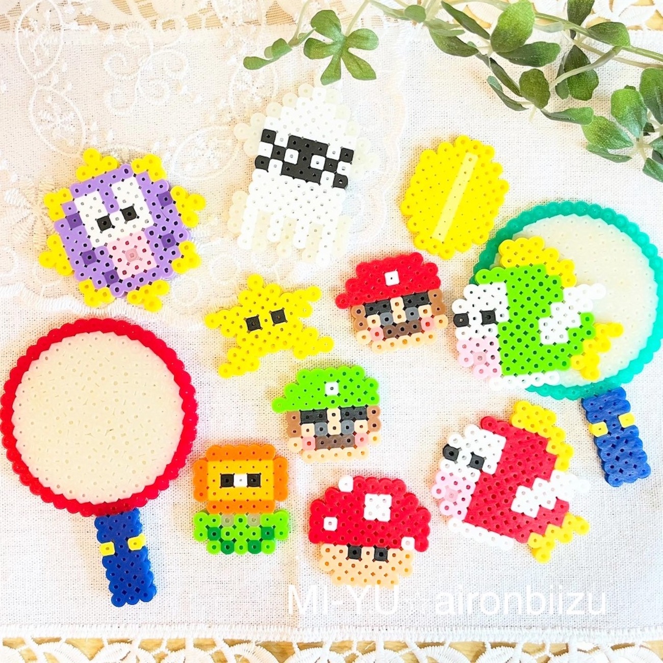 アイロンビーズで遊ぼう! マリオパーツでおさかなすくい♫ - MI-YU アイロンビーズで遊ぼう! マリオパーツでおさかなすくい♫ - MI-YU