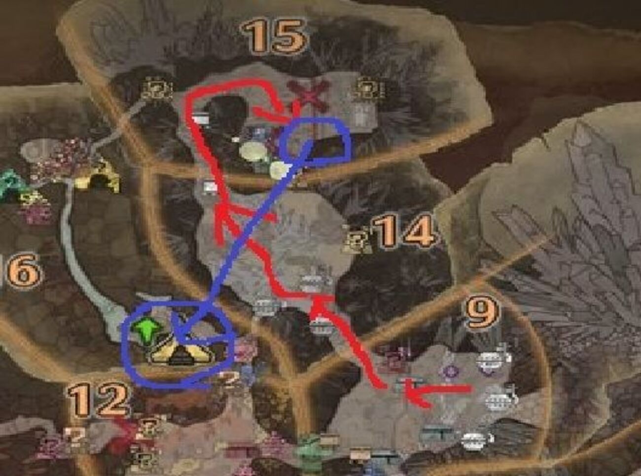 【MHW】効率のいい歴戦古龍の痕跡集めルート紹介！『納品、何はともあれ痕跡』攻略 - モンハン攻略戦記