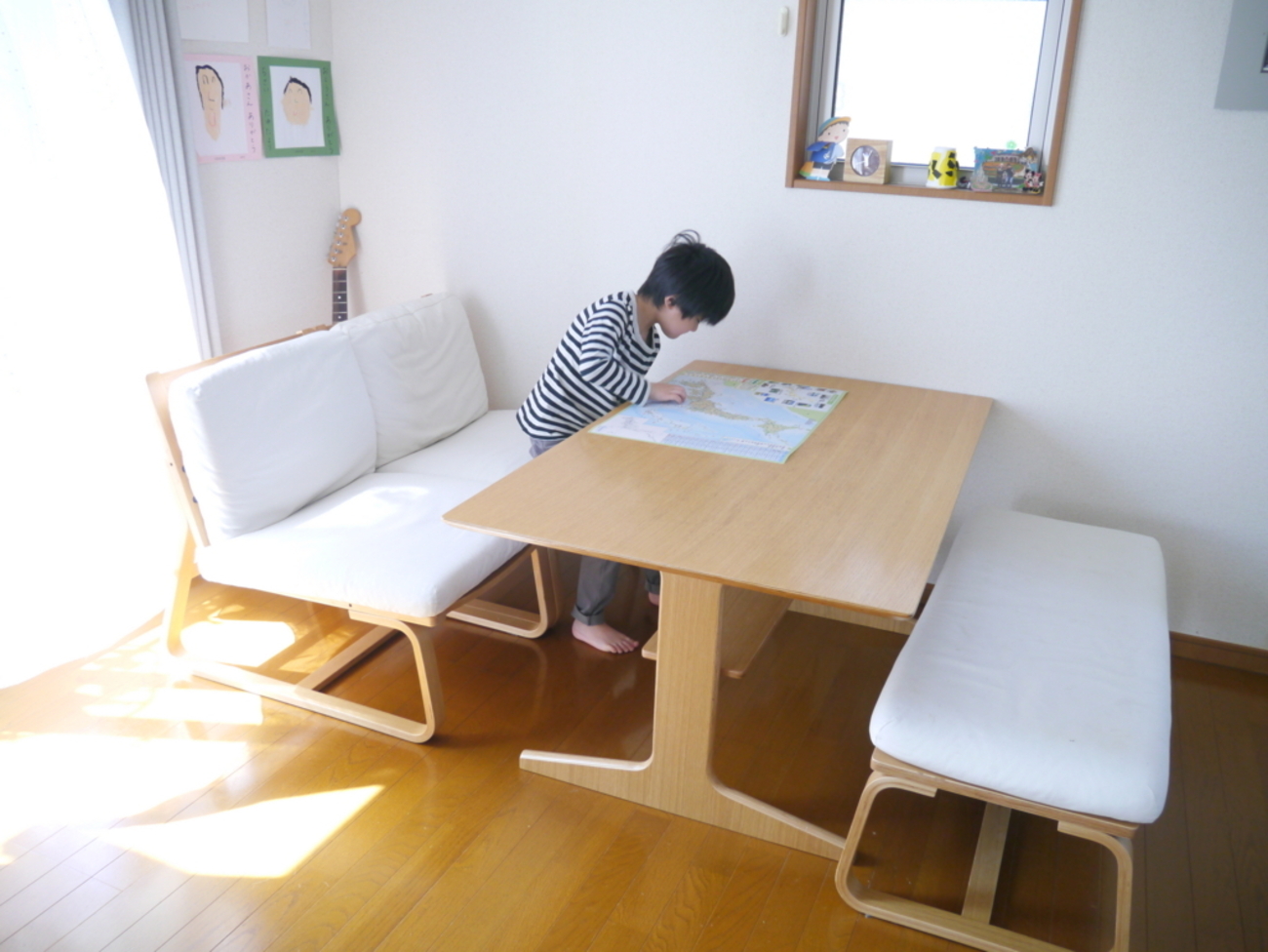 予約中 無印良品 リビングでもダイニングでも使えるテーブルとソファ 