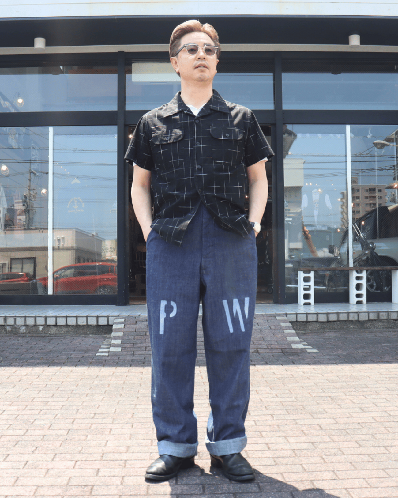 JELADO ジェラード AG94341DB 41 Denim Stencil 「41カーキ」チノ 
