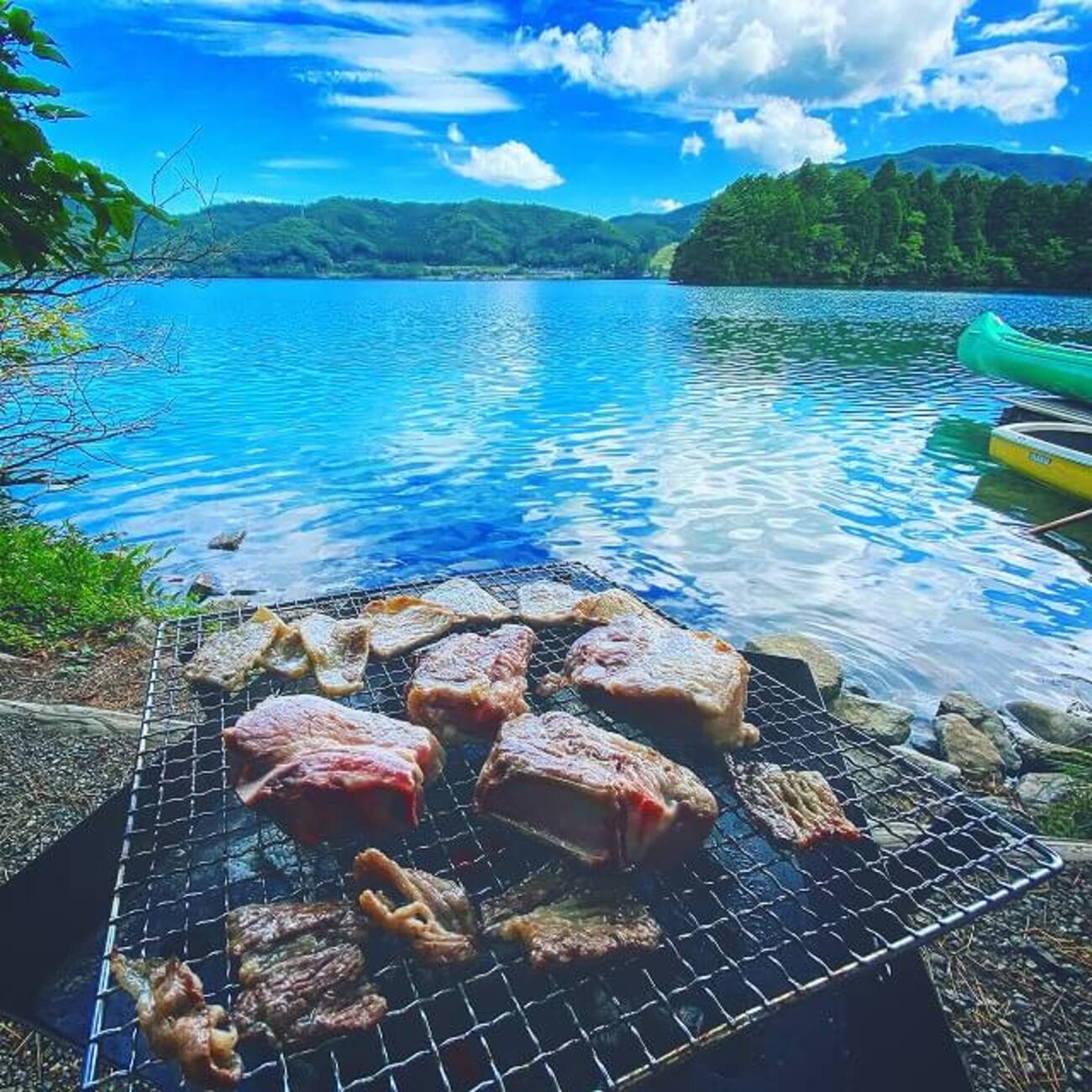 水遊び後は白馬で温泉を堪能！青木湖キャンプ場（長野県）【後編