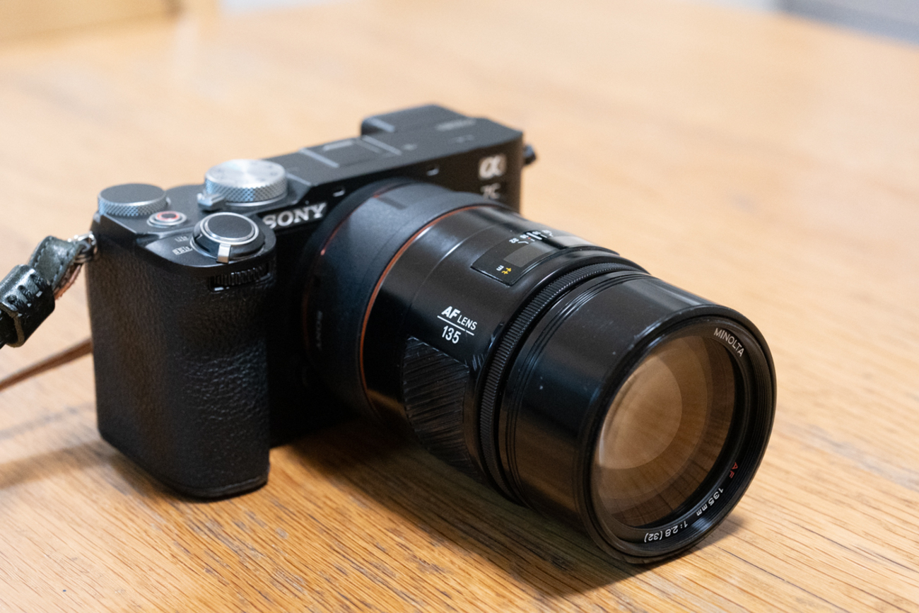 MINOLTA AF 135mm F2.8 - アルファ・プラスアルファ