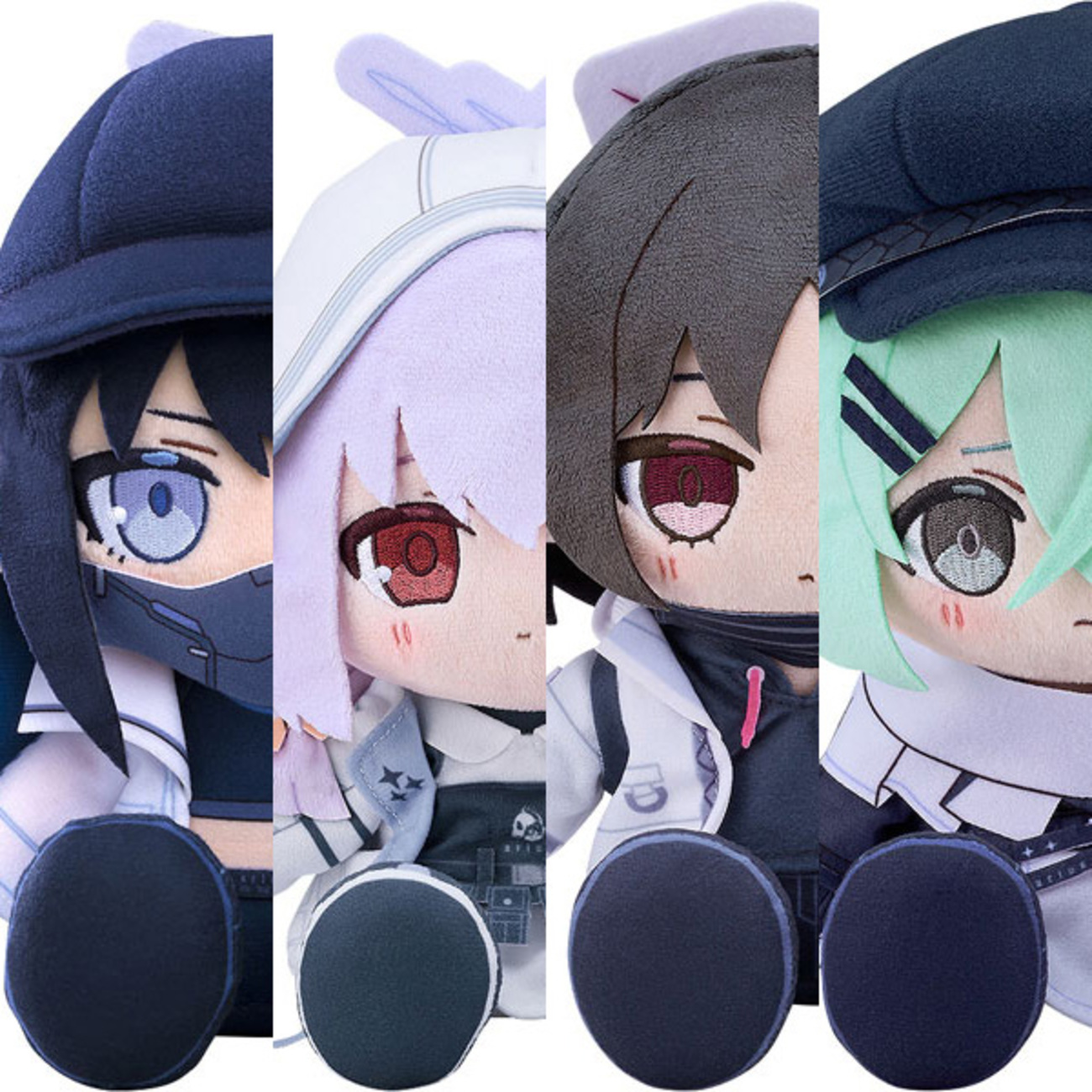 ブルアカ】ちょこぷに ぬいぐるみ『サオリ』『アツコ』『ミサキ 