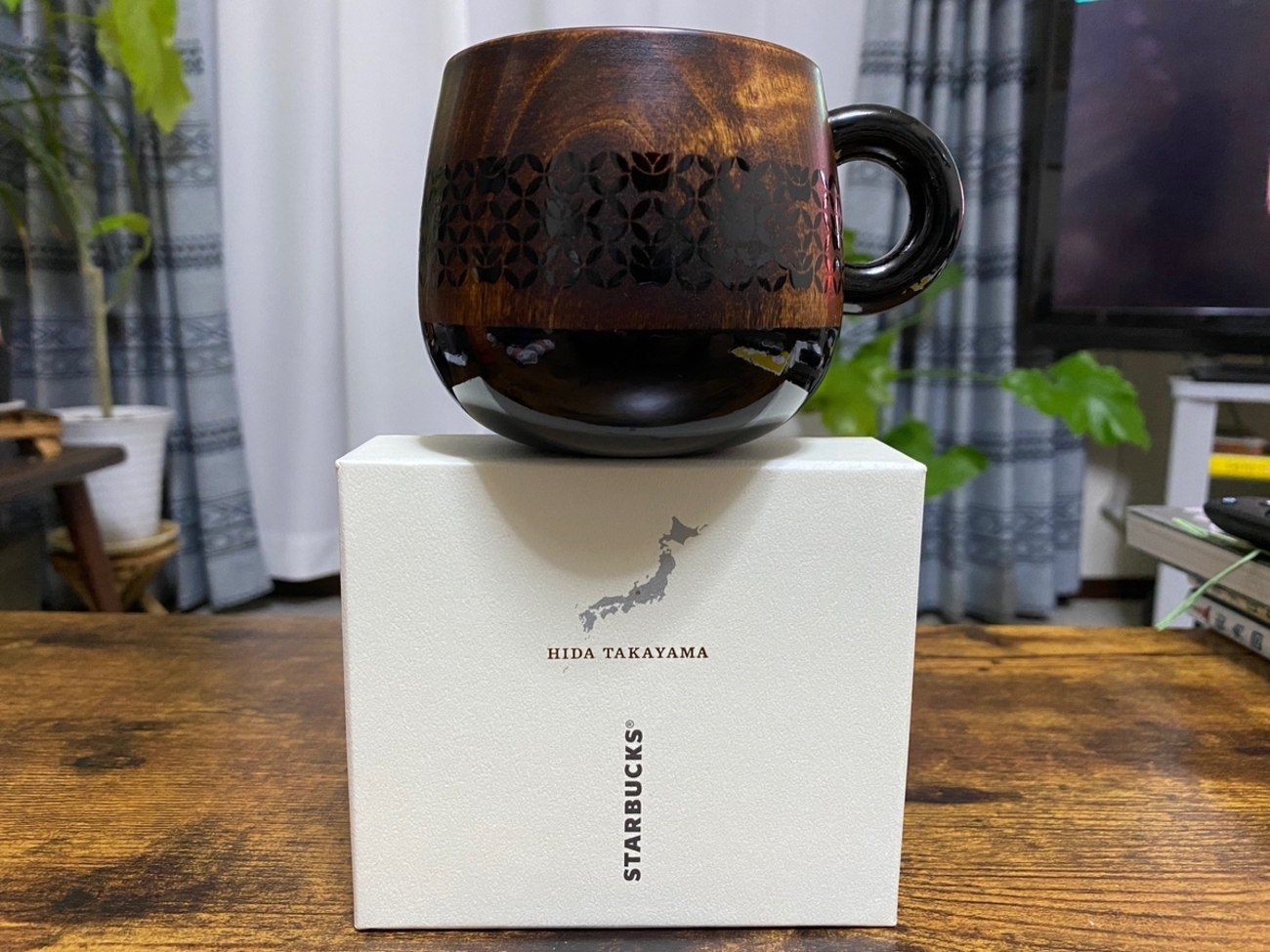 スターバックス 飛騨高山店限定 ウッドマグ漆 黒白 2点セット☆新品 