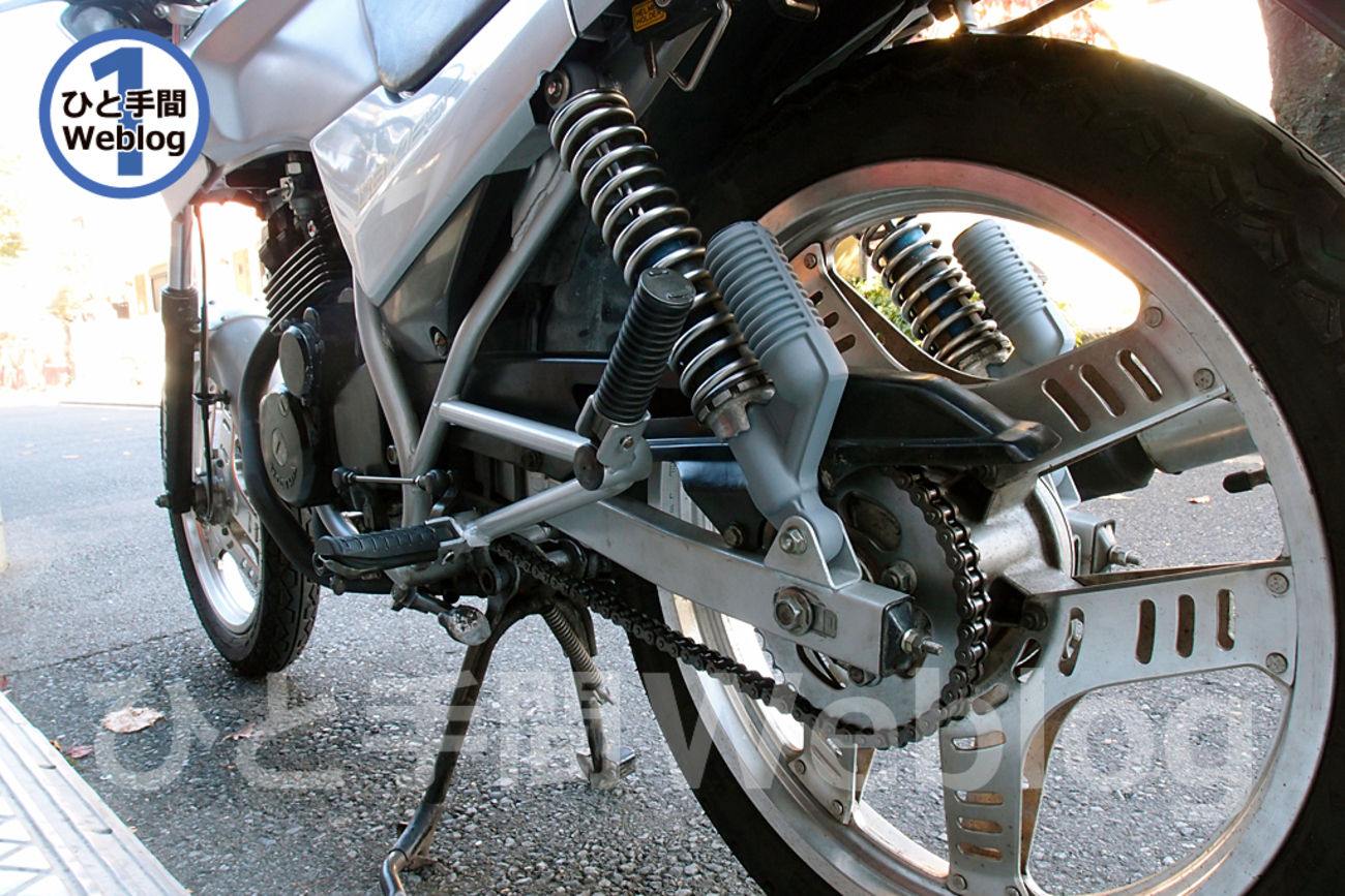 CBX125Fレストア＆モディファイの最終回。追加のおめかしと