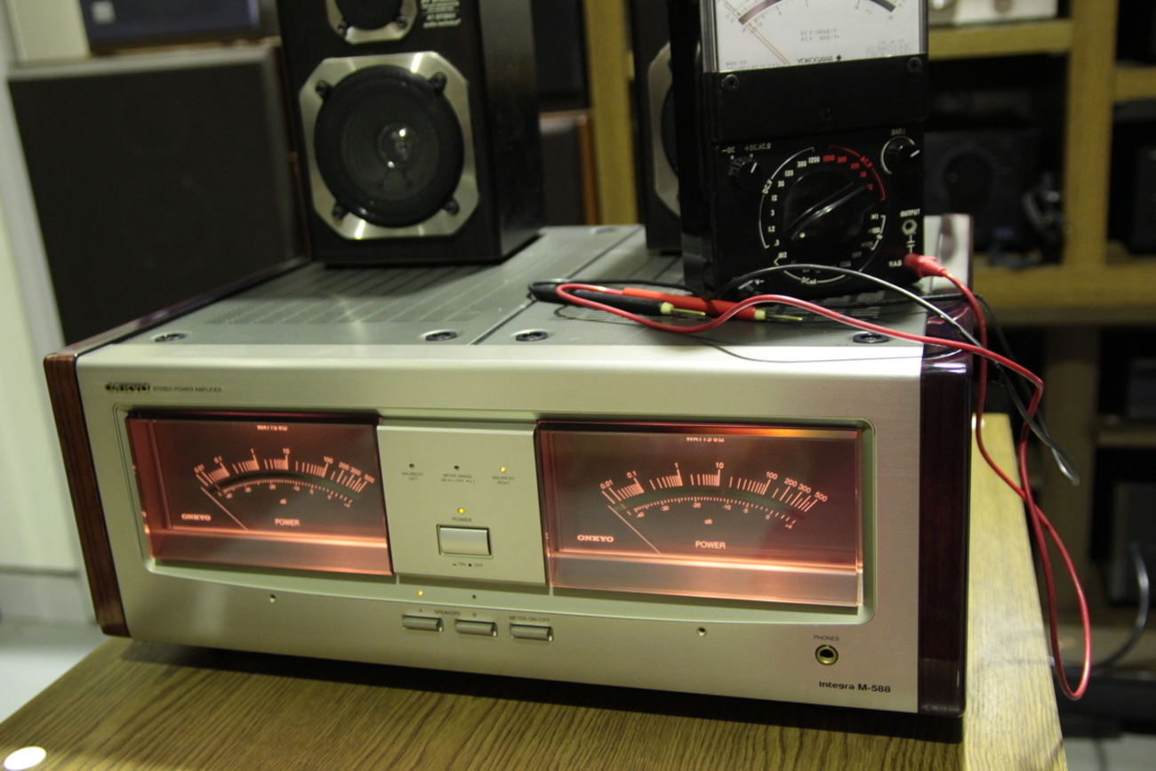 オンキョー IntegraM-588 パワーアンプ 当面の主力機だな - 音遊び 