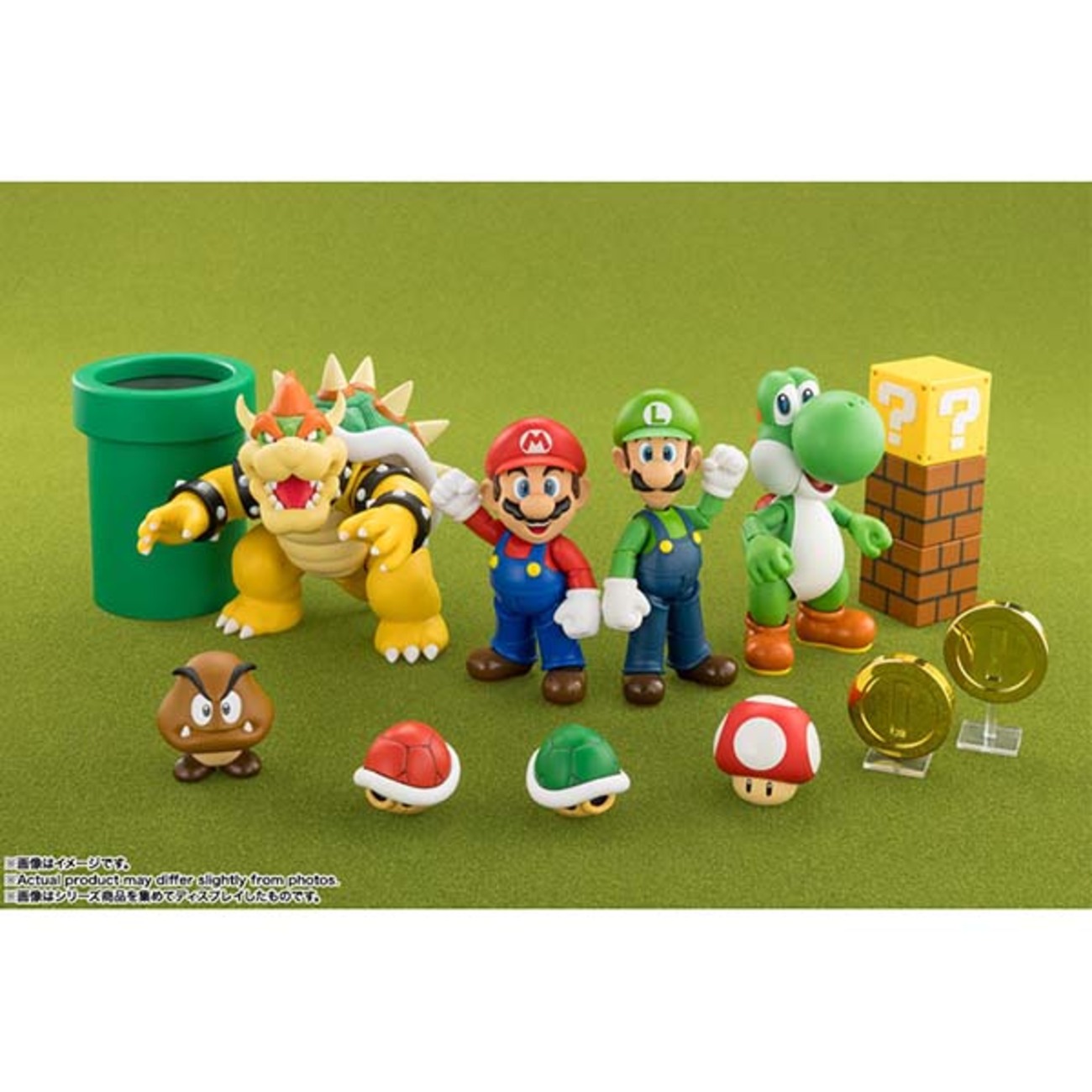 スーパーマリオシリーズ】S.H.フィギュアーツ『マリオ』『ルイージ 