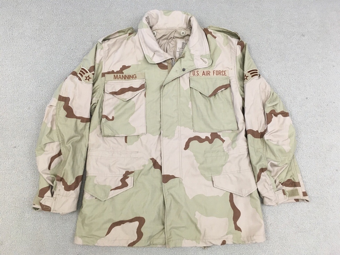 コーヒーステイン版です！【アメリカの軍服】M65フィールドジャケット 