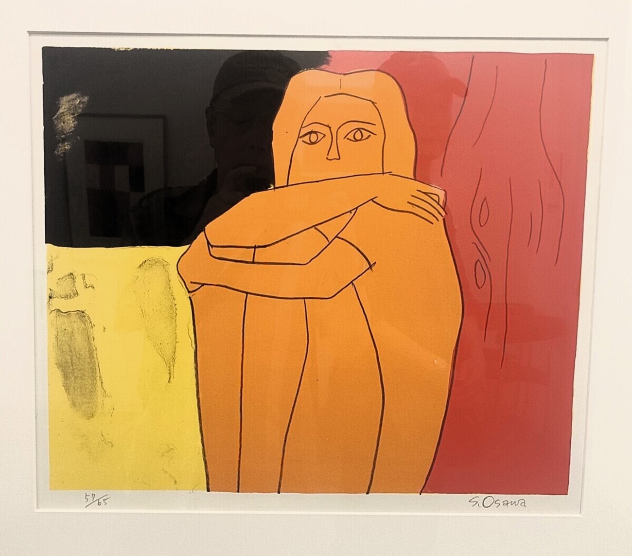 大沢昌助の世界 大沢昌助、版画「つどい2枚セット」 絵画 ポップ 抽象