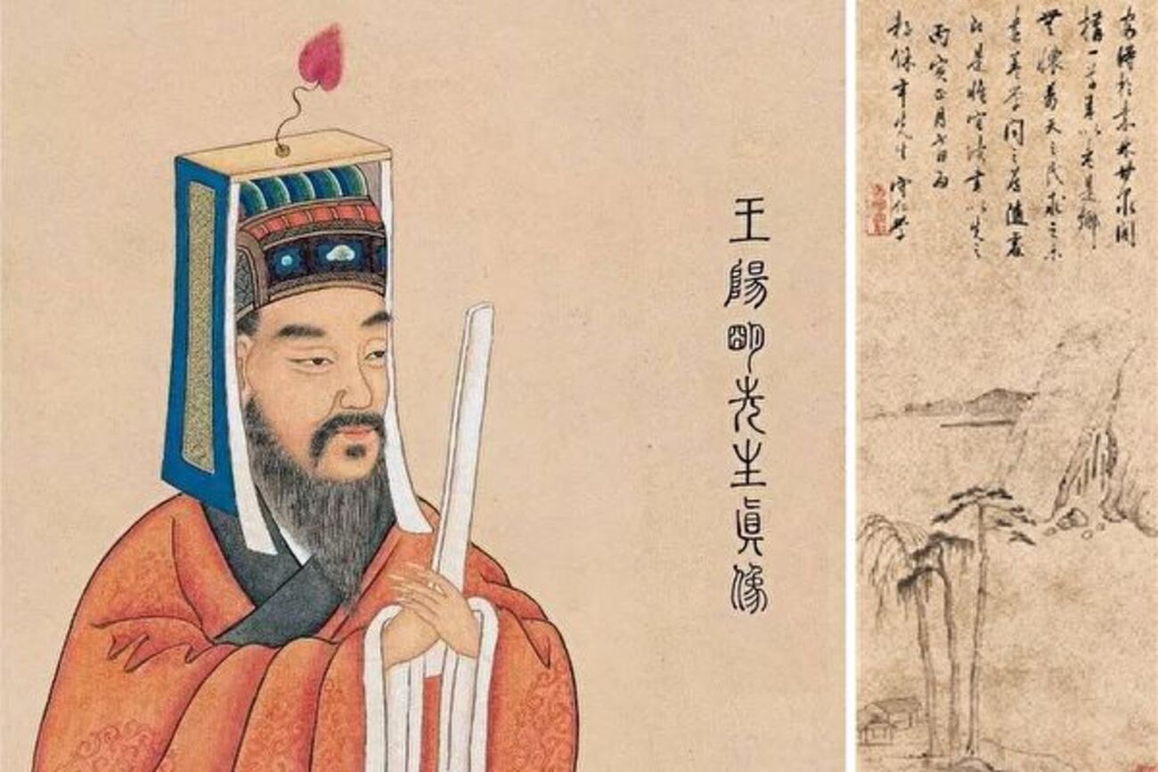中国明の大臣　哲学者　王陽明という人物　油絵 王陽明 - Wikipedia