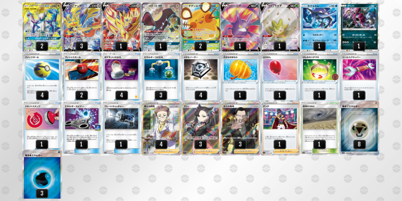 ポケカ】2021シーズン シティリーグS1備忘録(三神ザシアン) - 弱者の 