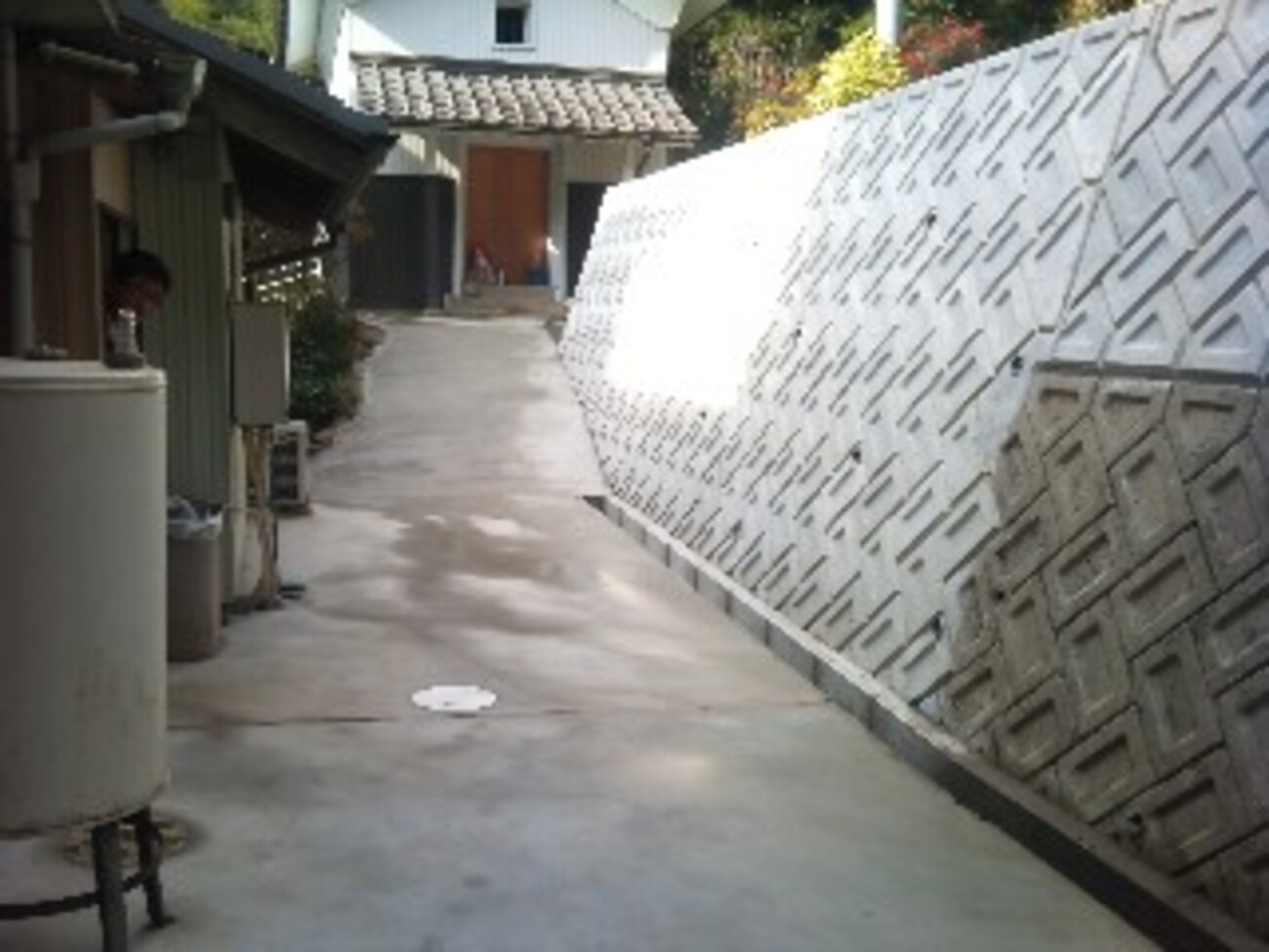 土留ブロック もたれ式擁壁の間知ブロック - 主任 高千穂建設