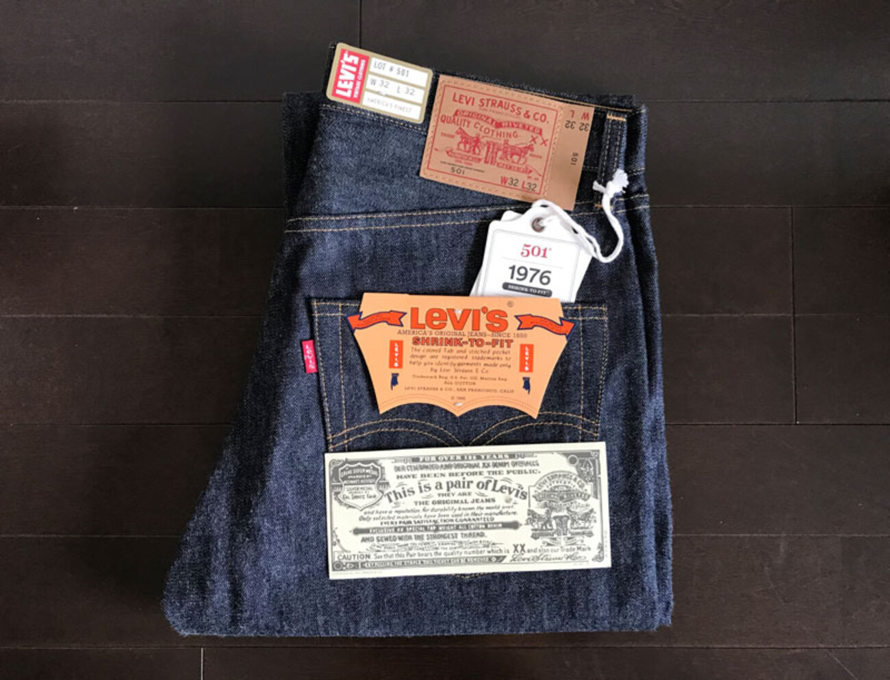1976年のリーバイス501【LVC・66前期】ビームス創立40周年記念モデル 