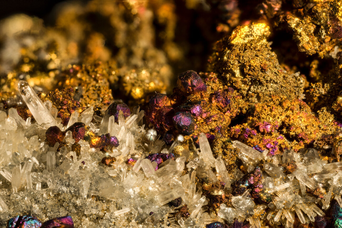 足尾銅山　鉱石　1点もの 足尾銅山の銅鉱石 Chalcopyrite, Ashio Copper Mine, Tochigi
