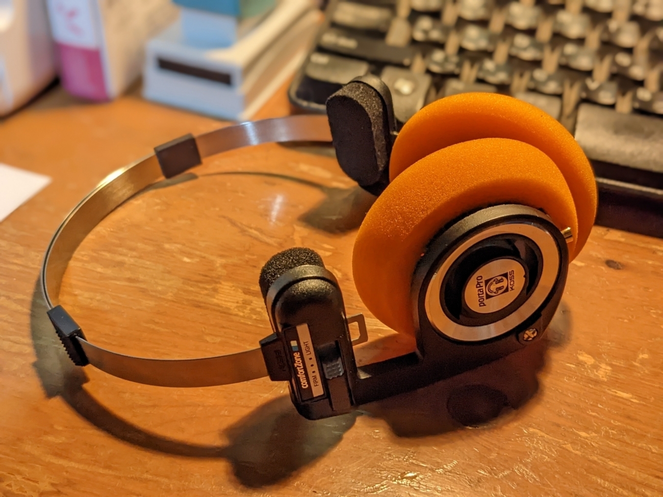 koss porta pro MMCX化 青 Bluetoothケーブルセット 平坦