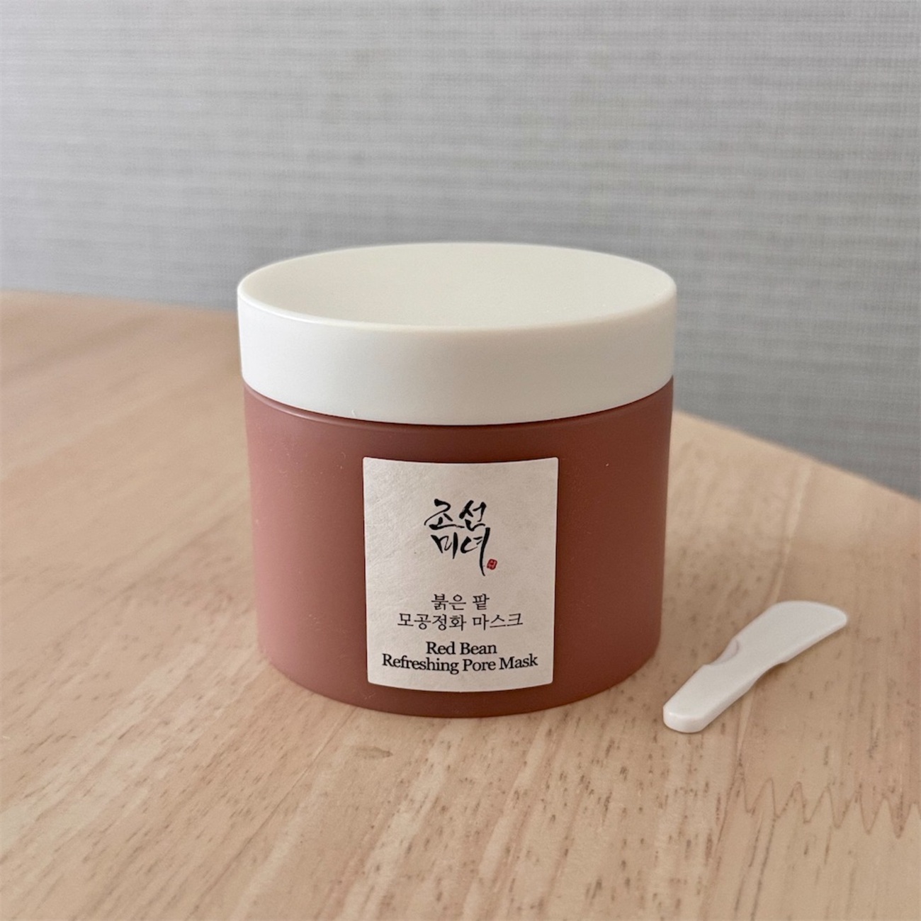 Qoo10メガ割で買った「Beauty of Joseon 赤小豆毛穴浄化マスク」を使っ 