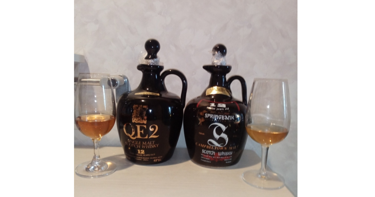 スプリングバンク陶器ボトル飲み比べ - 紬とウィスキー ウイスキーブログ