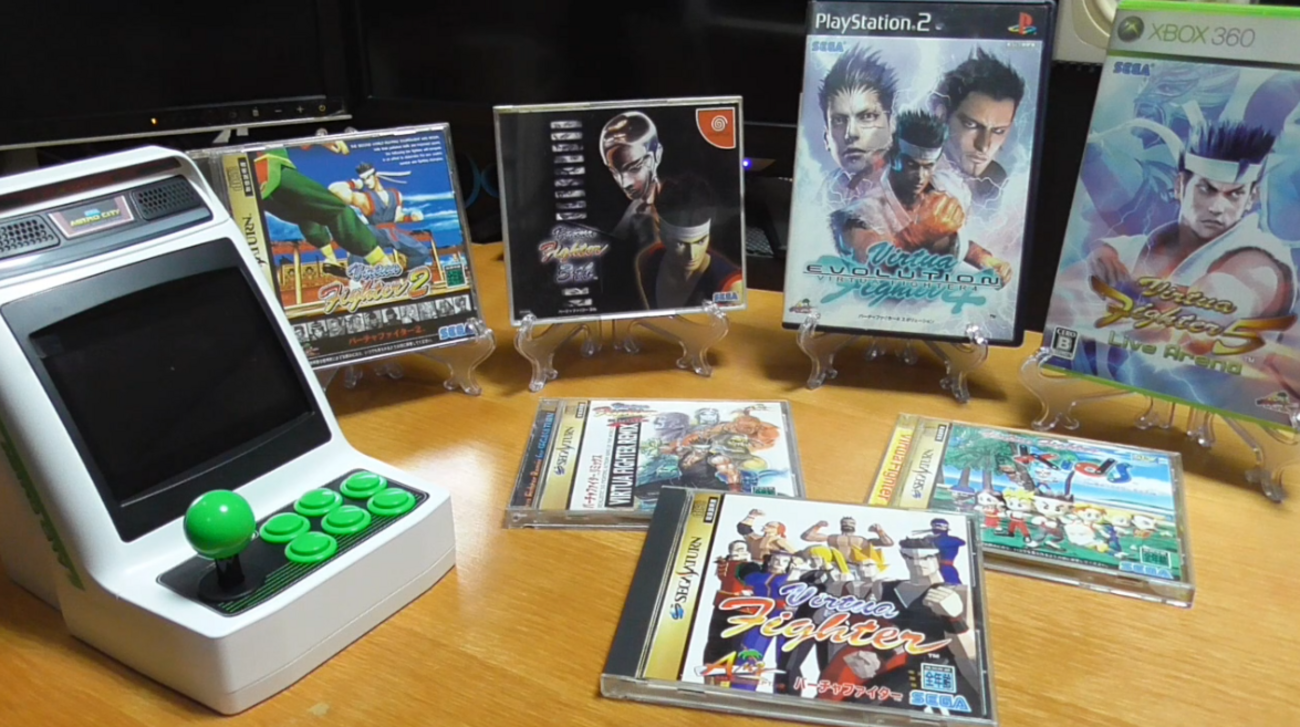 セガの名作格闘ゲーム、バーチャファイターシリーズを10本、初代から 