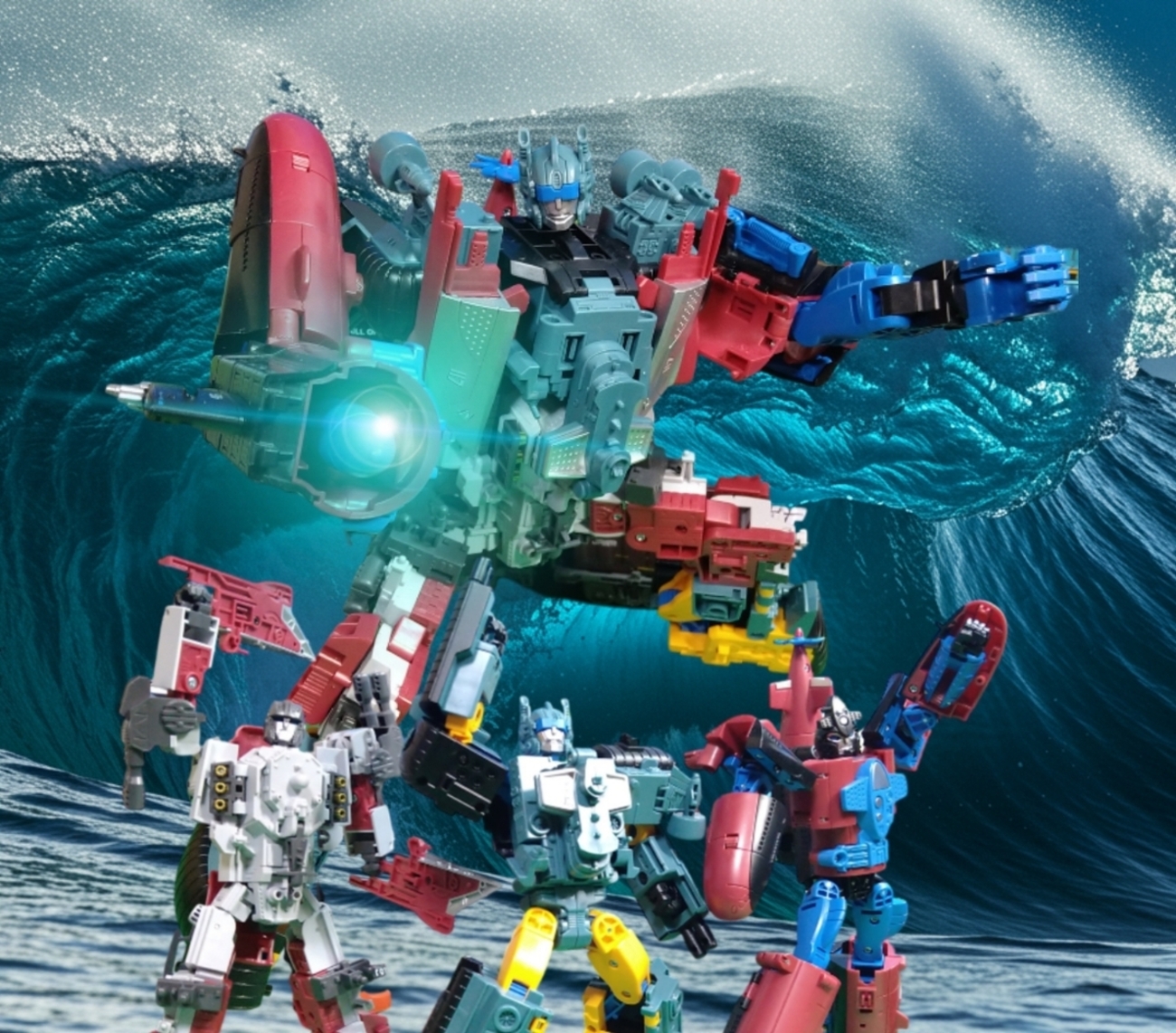 驚異のオリジナリティ！3つの戦艦がロボットに変形合体！でも 