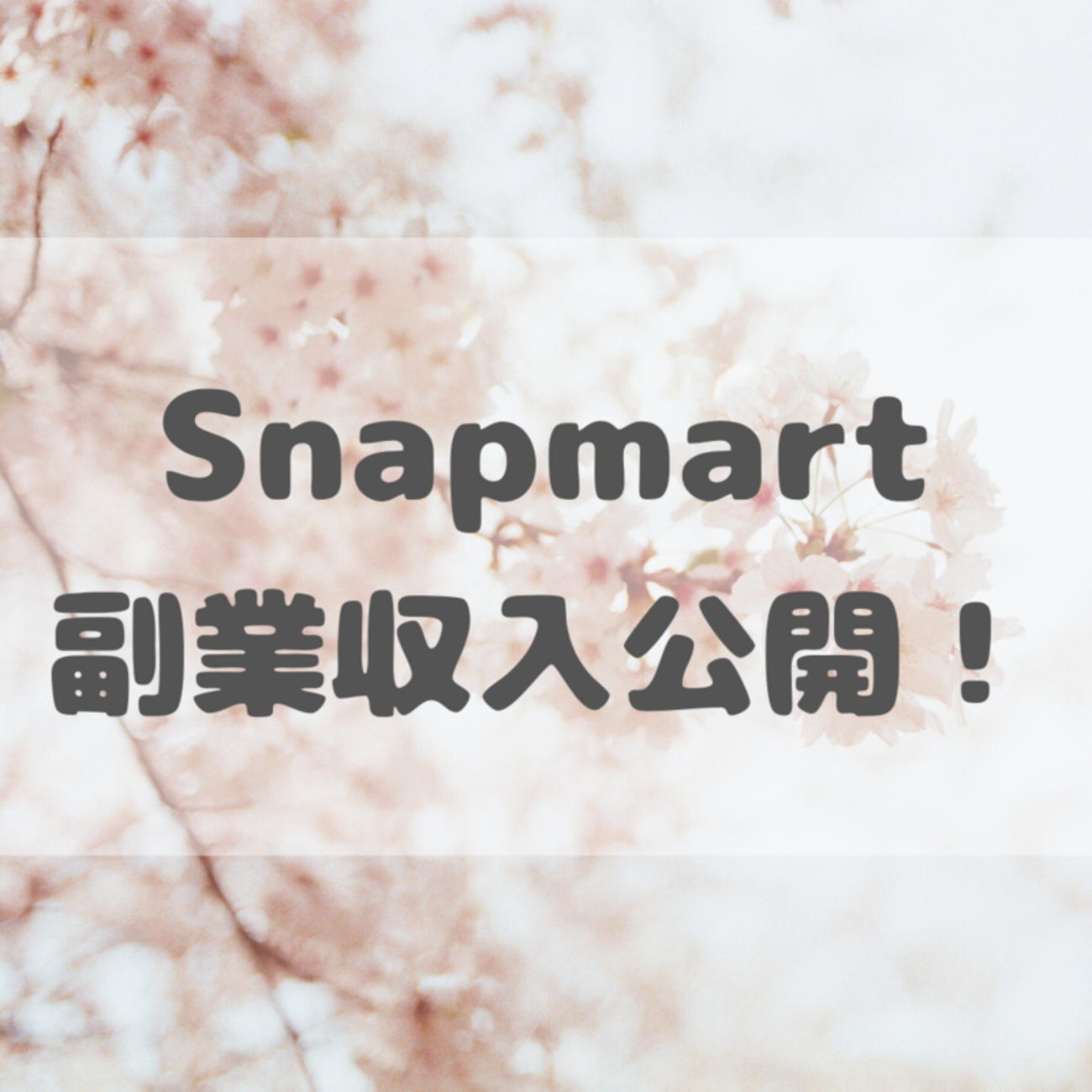 Snapmart】1年間の売上金額を公開！【副業】 - ぽぽろんブログ