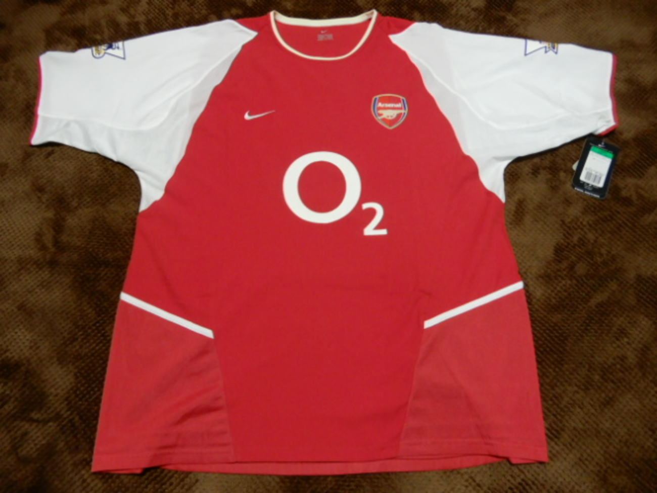 2002 アーセナルFC ティエリ・アンリ選手ホームユニフォーム NIKE社製 