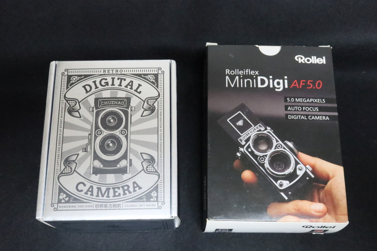 CHUZHAOデジタルTLR (CHUZHAO Digital TLR)とRolleiflex MiniDigi AF5 