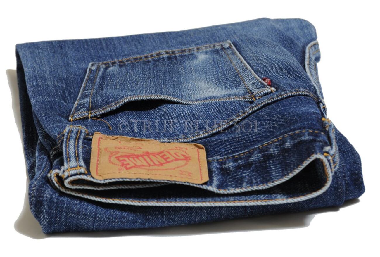 DENIME ドゥニーム66モデルの経年変化・色落ち紹介 - TRUE BLUE 501