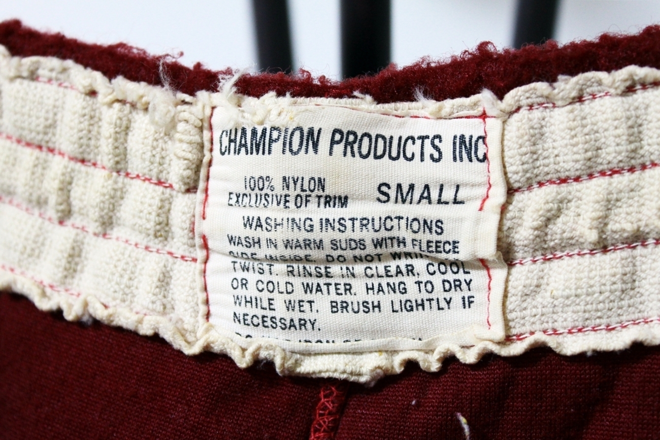 類稀な存在感を醸す古着 | 60s CHAMPION NYLON PILE SWEATPANTS 