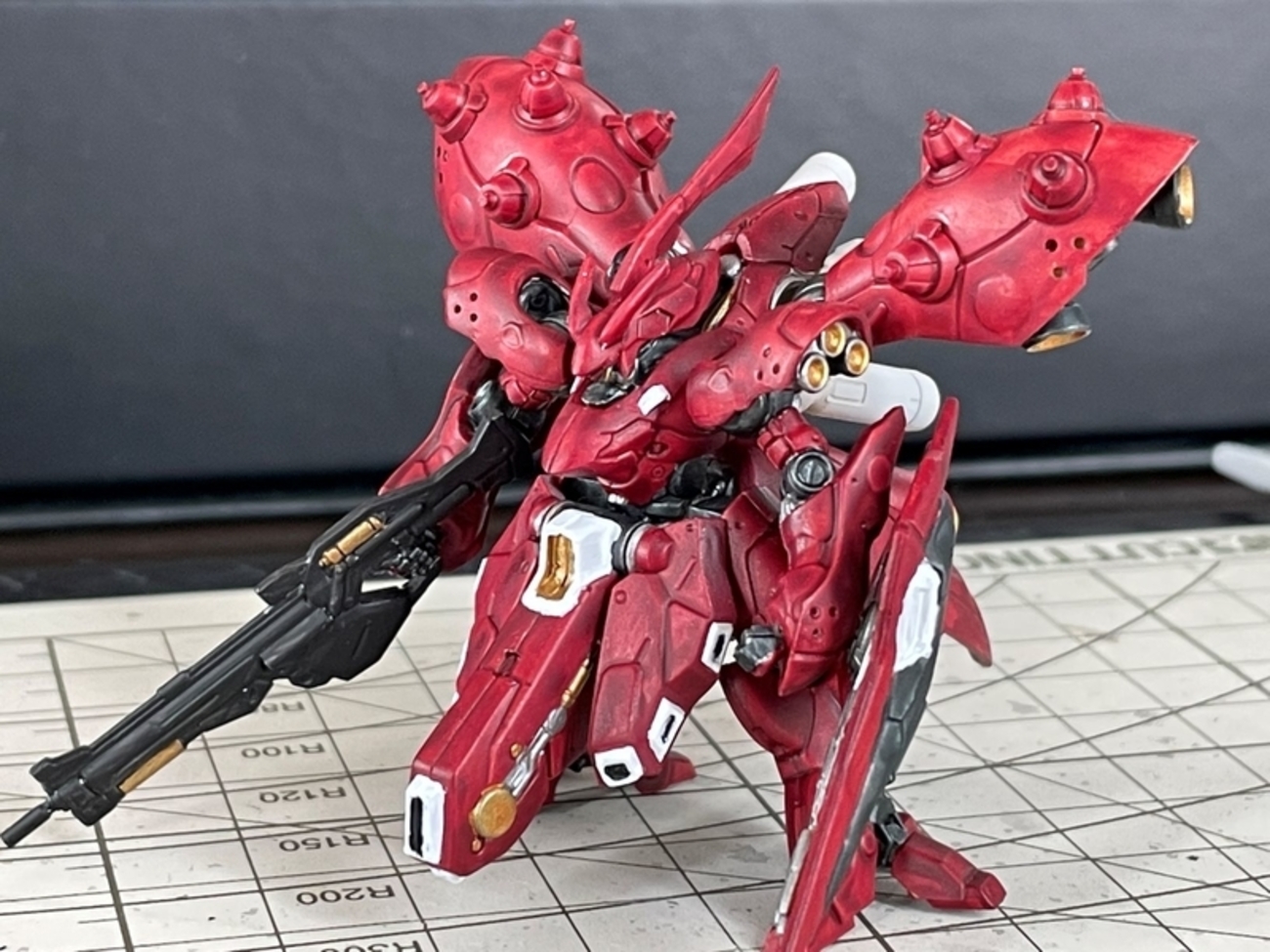 ガンダムアーティファクト　ナイチンゲール　全塗装　完成品 初投稿/初全塗装/初撮影】GUNDAM ARTIFACT ナイチンゲール
