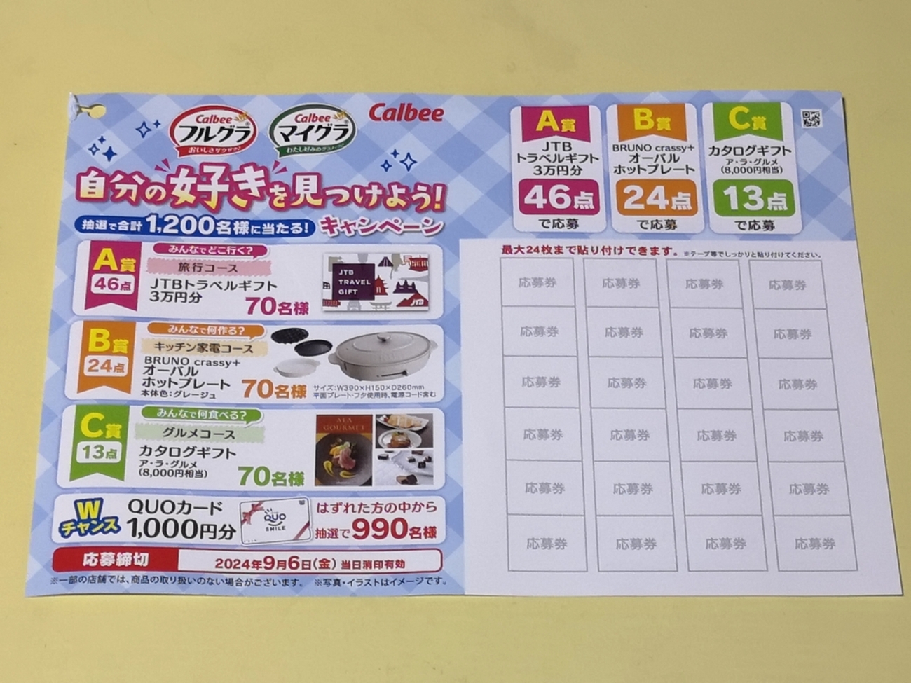 カルビーファンタスティックキャンペーン2123点67口分応募券フルグラ
